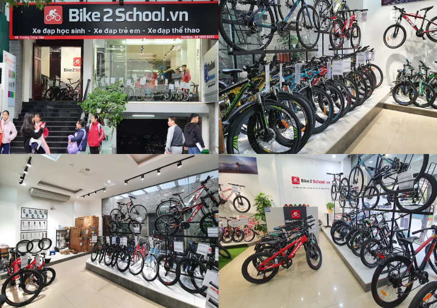 Bike2school là địa chỉ tin cậy để mua xe đạp thể thao tại Hà Nội với nhiều chính sách hậu mãi