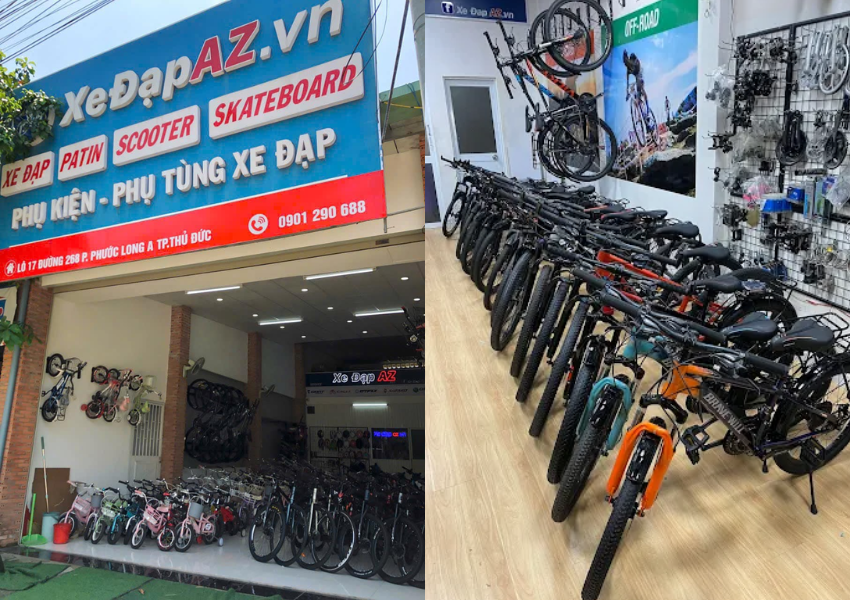 Khách hàng có thể lựa chọn được nhiều loại xe đạp với mức giá phải chăng tại cửa hàng xe đạp TP.HCM AZ.vn