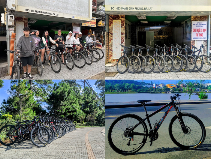 Điểm cho thuê xe đạp Dalat Mountain Bike Rental cung cấp xe đạp địa hình chất lượng cao