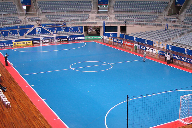 Thiết kế đặc trưng của sân bóng đá Futsal cho không gian trong nhà