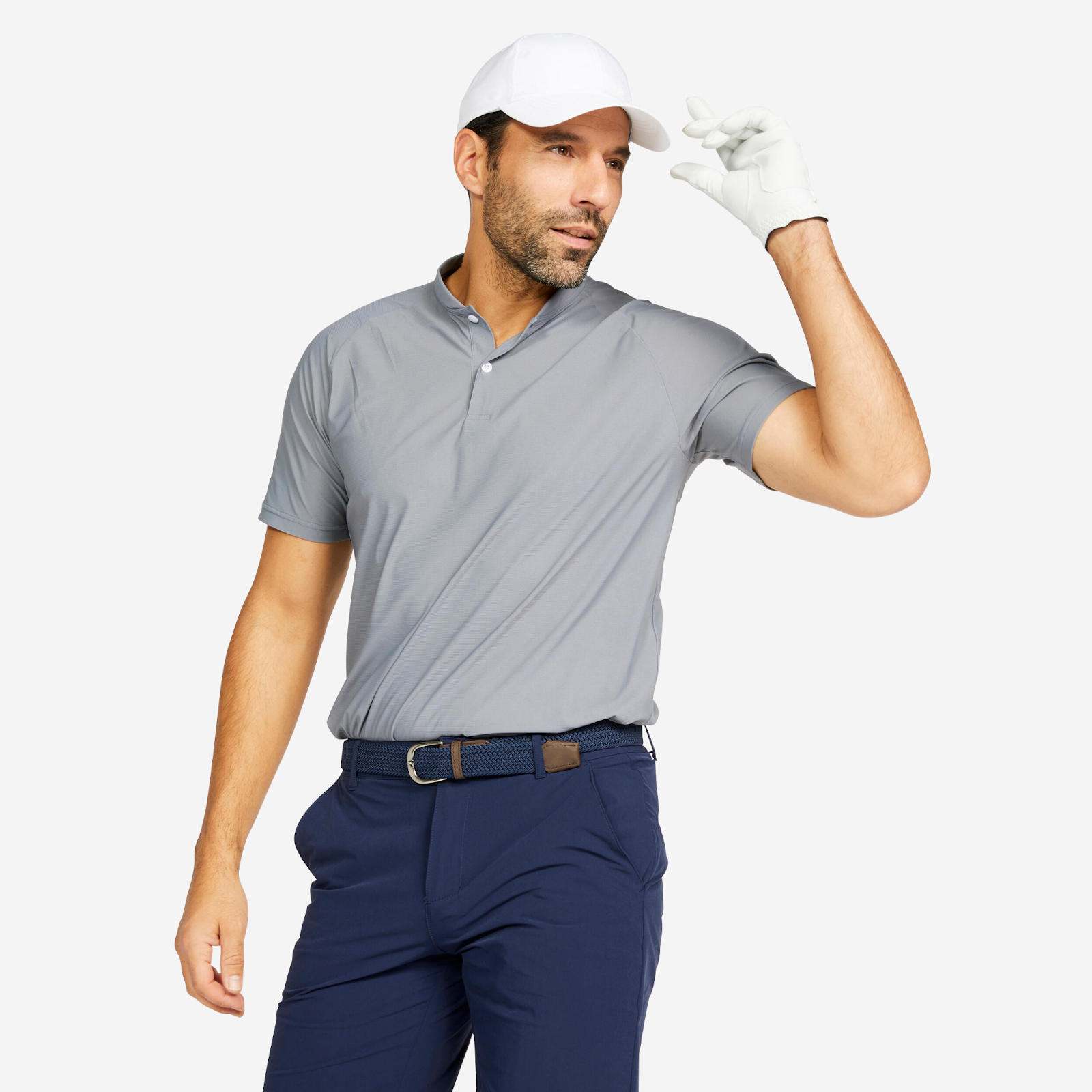 Áo polo golf nam MW500 với màu sắc nhã nhặn