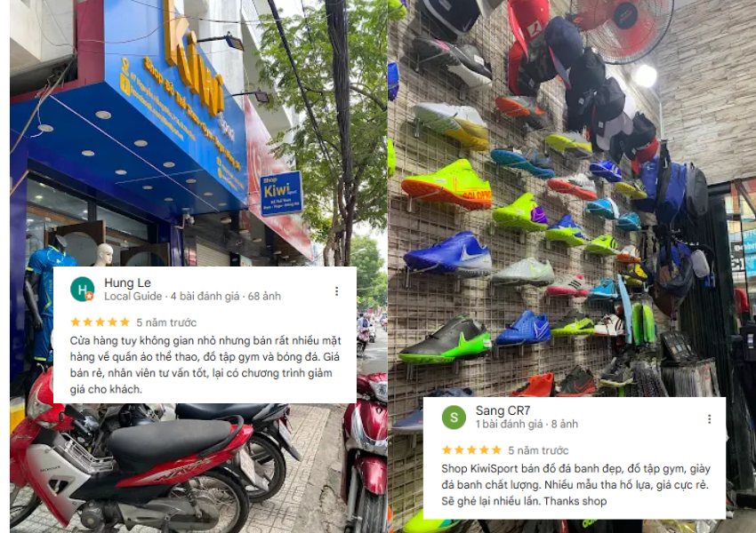 KiwiSport có nhiều mặt hàng giày đá bóng để khách hàng lựa chọn