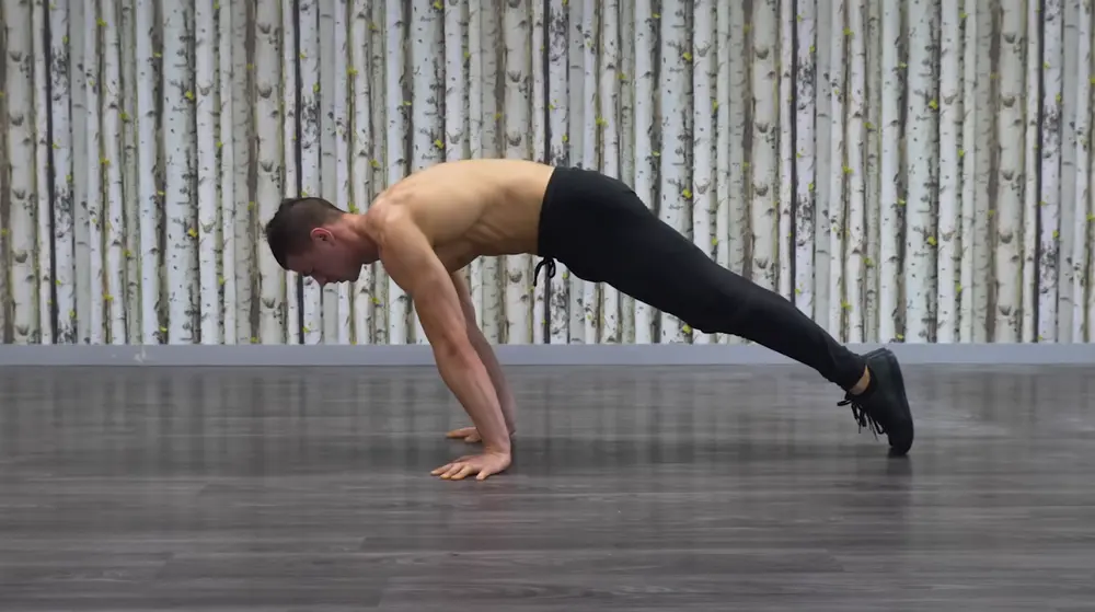 Bài tập Horizontal Push Ups tăng cường vai trước