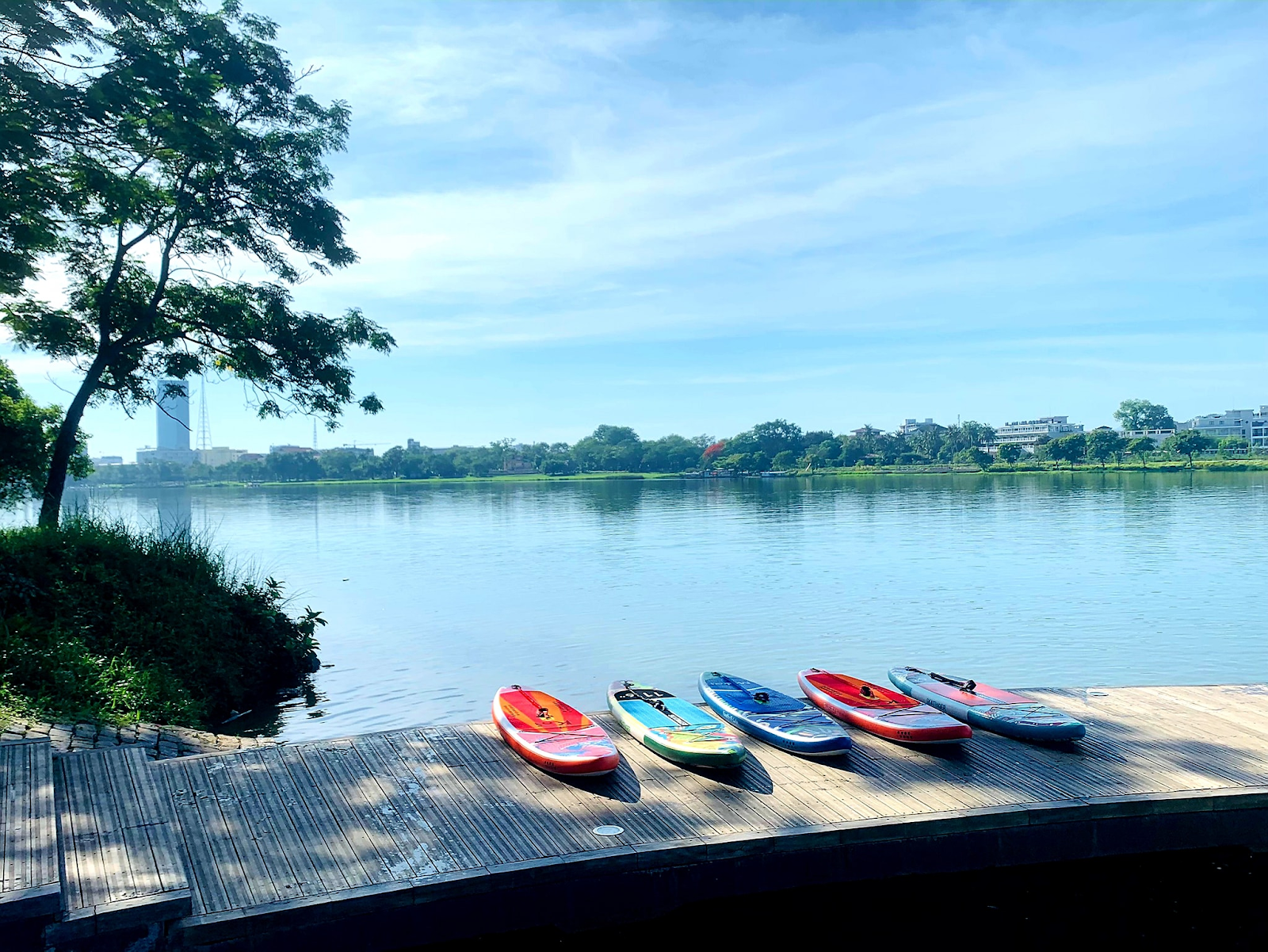 Khu vực bến cầu Bán Nguyệt