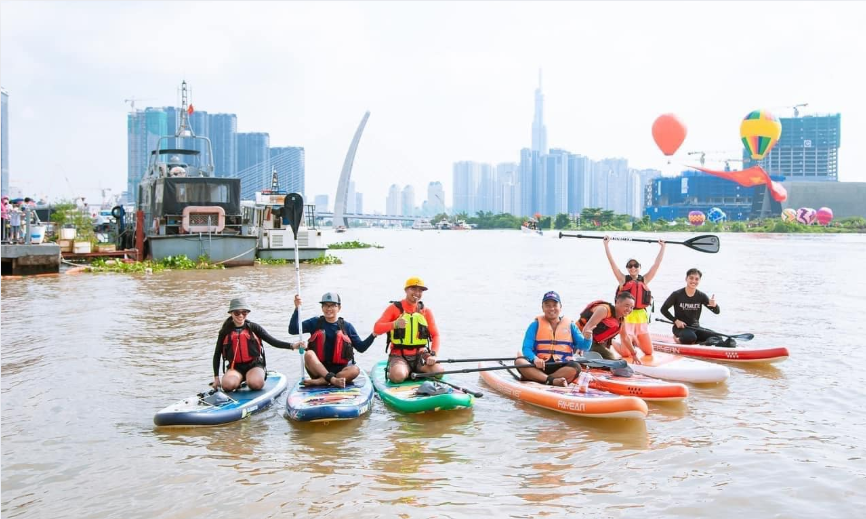 Trung tâm Thể dục Thể thao Thanh Đa đào tạo chèo SUP Sài Gòn chuyên nghiệp
