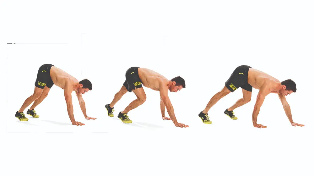Bear Crawls tăng cường sức mạnh vai và linh hoạt